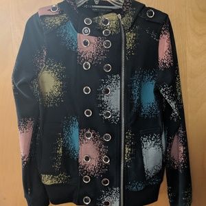 Marc by Marc Jacobs Paint Splatter Hoodie Jacket